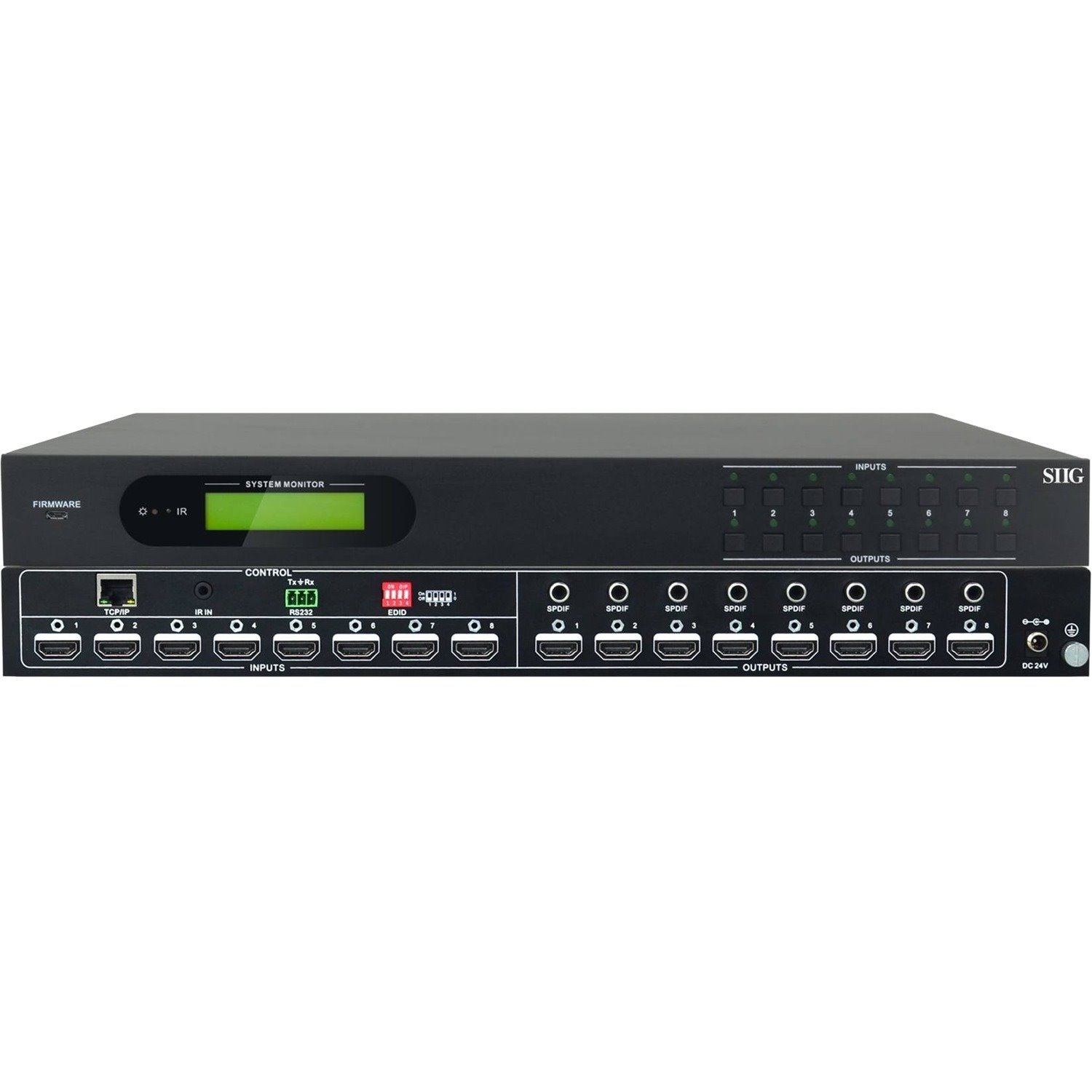 SIIG HDMI 2.0 8x8 Matrix Switcher