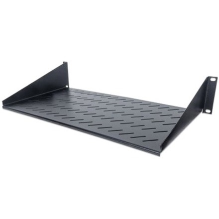 Intellinet Network Solutions 19" Cantilever Shelf, 2U, 2-Point Front Mount, 250mm Depth, Max 25kg, Black, Three Year Warranty