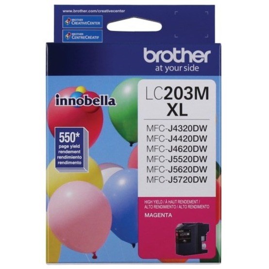 Brother Innobella LC203MS Original High Yield Inkjet Ink Cartridge - Magenta - 1 Each