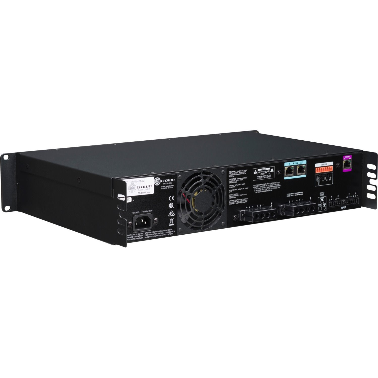 Crown CDi DriveCore CDi 4|600BL Amplifier - 2400 W RMS - 4 Channel