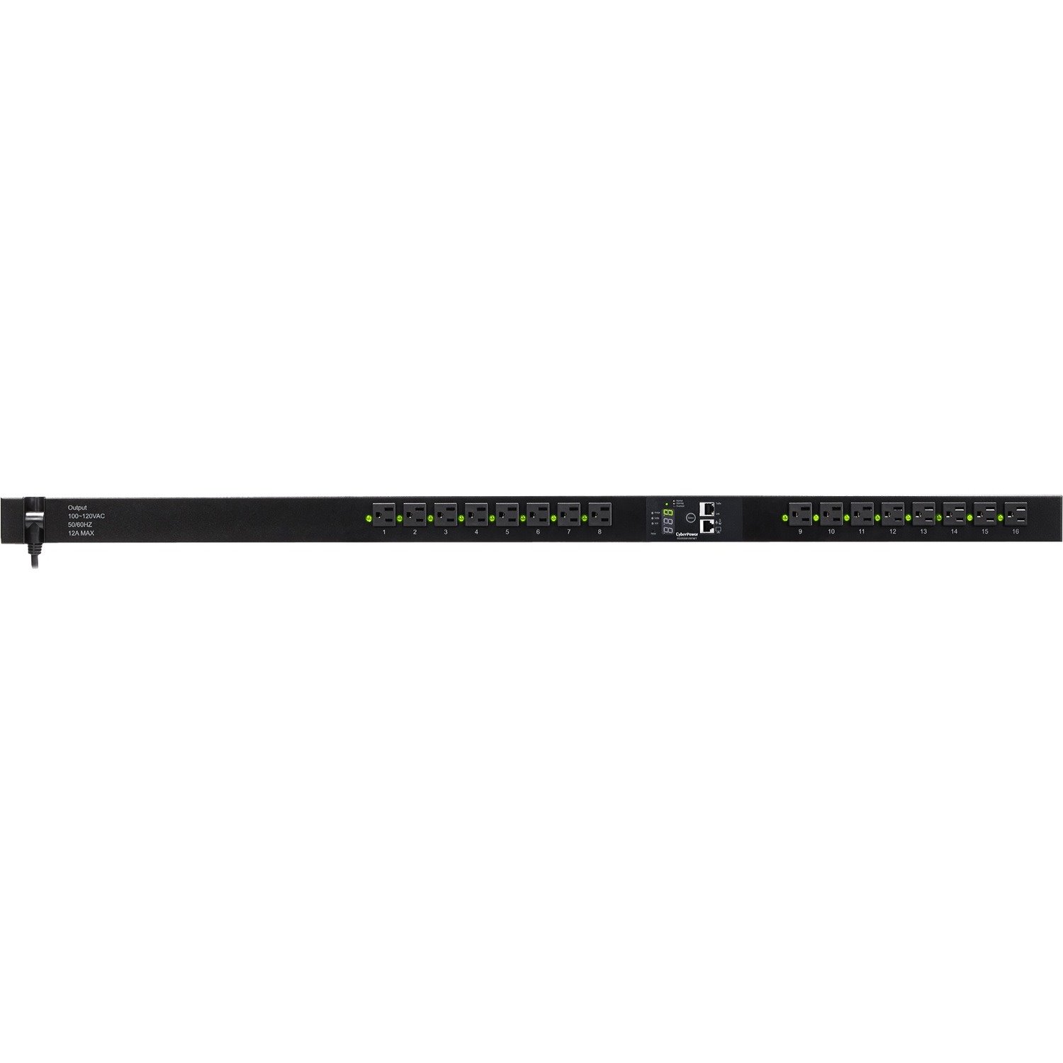 CyberPower PDU15SWV16FNET 100 - 120 VAC 15A Switched PDU