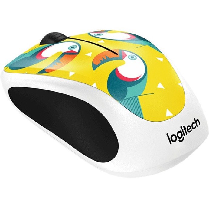 Logitech Party Collection M238 Mouse - Radio Frequency - USB - Optical - 3 Button(s)