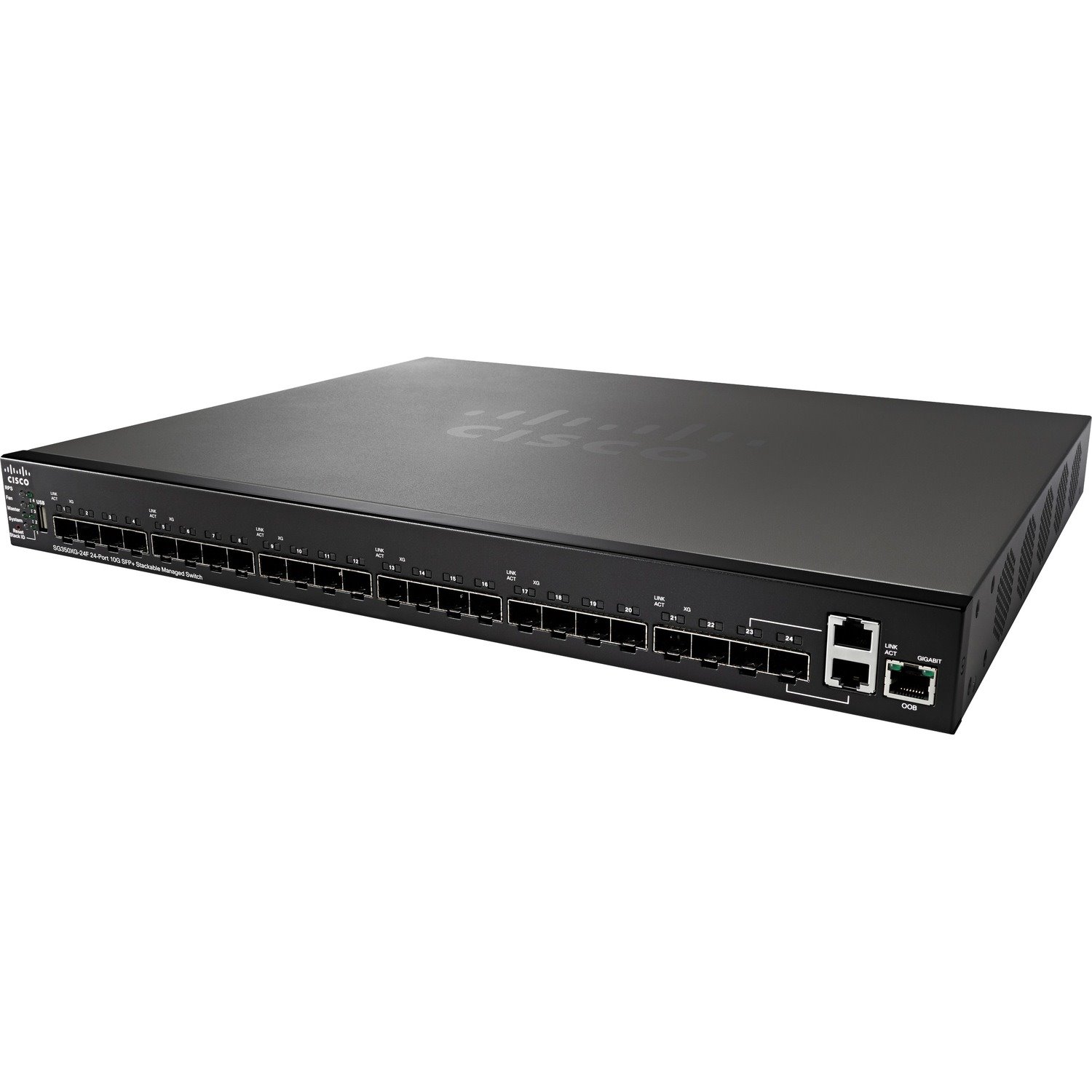 Cisco SG350XG-24F 24-Port 10G SFP+ Stackable Managed Switch