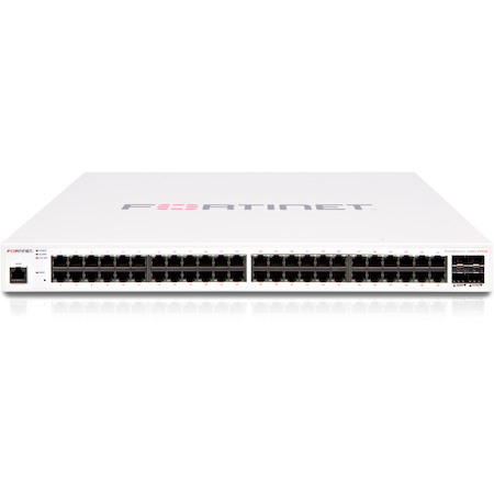 Fortinet FortiSwitch D 248D-FPOE 48 Ports Manageable Ethernet Switch - Gigabit Ethernet - 1000Base-T, 1000Base-LX, 1000Base-SX
