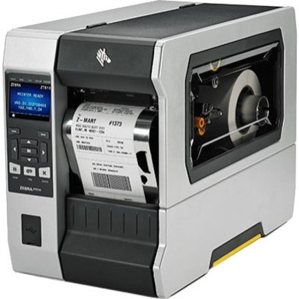 Zebra ZT610 Industrial Direct Thermal/Thermal Transfer Printer - Monochrome - Label Print - Gigabit Ethernet - USB - USB Host - Serial - Bluetooth