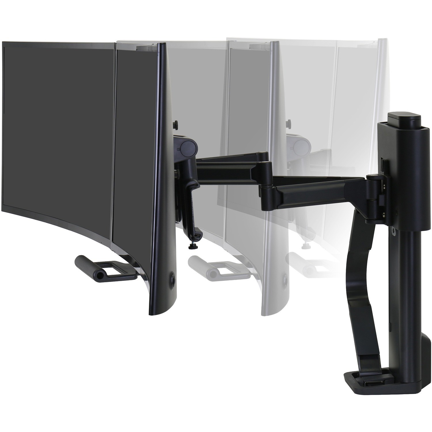 TRACE Dual Monitors Panel Clamp Matte