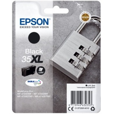 Epson DURABrite Ultra 35XL Original High Yield Inkjet Ink Cartridge - Black - 1 / Blister Pack