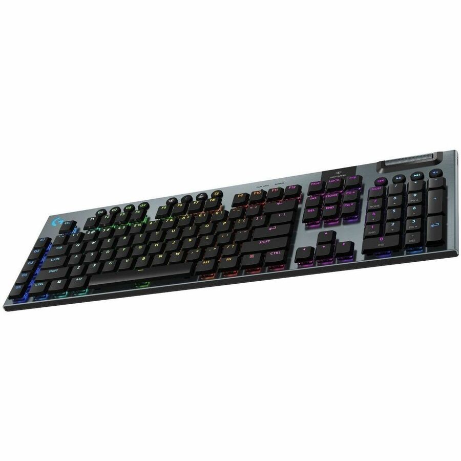 Logitech G G915 X LIGHTSPEED Gaming-toetsenbord - Bedraad/draadloos Verbinding - USB Interface - RGB LED - Spaans - QWERTY indeling - Zwart