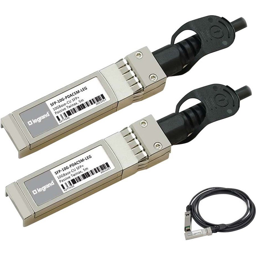 C2G MSA 10GBase-CU SFP+ to SFP+ Direct Attach Cable (Passive Twinax, 5m) TAA