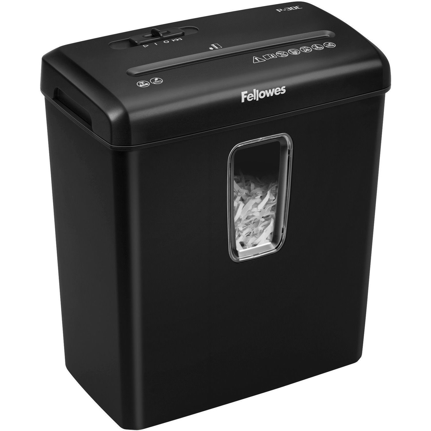 Fellowes Powershred P30-C 6 sheet Cross-Cut Deskside Shredder for Home Office