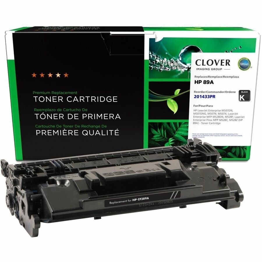 Clover Imaging Remanufactured Toner Cartridge (Reused OEM Chip) for HP 89A (CF289A)