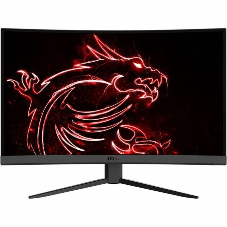 MSI Optix G32CQ4 E2 32" Class WQHD Curved Screen Gaming LCD Monitor - 16:9 - Metallic Black