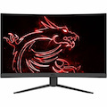 MSI Optix G32CQ4 E2 32" Class WQHD Curved Screen Gaming LCD Monitor - 16:9 - Metallic Black