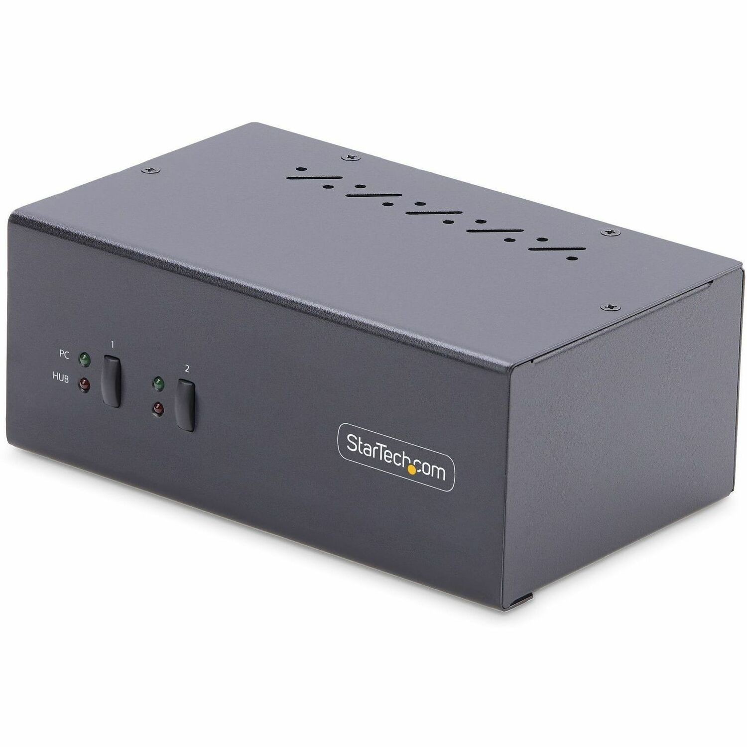 STARTECH 2-PORT DUAL-MONITOR DP KVM SWITCH, 4K 60Hz, 2x USB 5Gbps, 2x USB 2.0 2YR