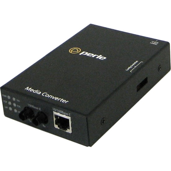 Perle S-110-M2ST2-XT - 10/100 Industrial Temperature Media Converter
