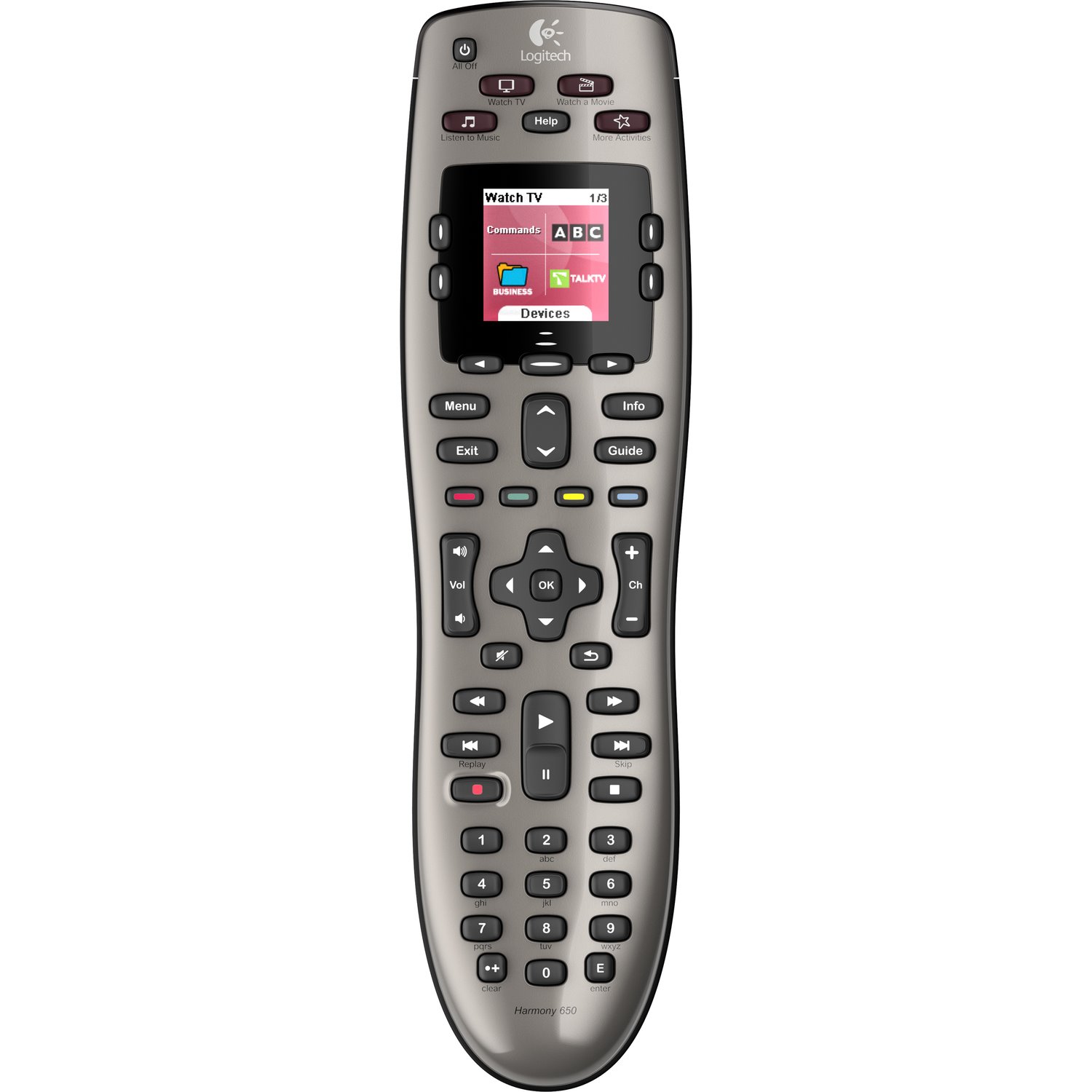 Logitech Harmony 650 Wireless Universal Remote Control