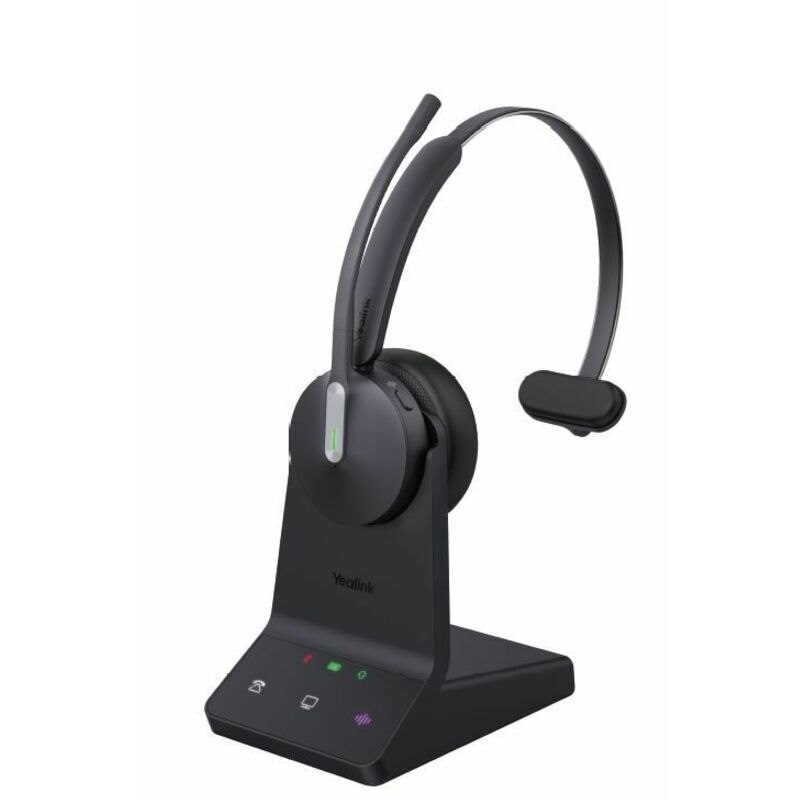 Yealink WH64 Wireless Over-the-head, On-ear Mono Headset - Black
