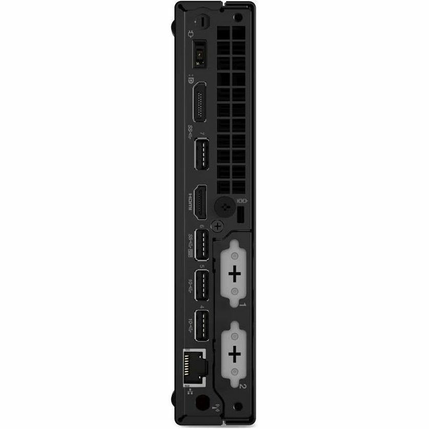 Lenovo ThinkCentre M80q Gen 4 12E90001US Desktop Computer - Intel Core i5 13th Gen i5-13500T - vPro Technology - 16 GB - 256 GB SSD - Tiny - Black