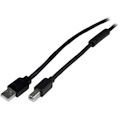 StarTech.com 65ft (20m) Active USB 2.0 A to B Cable, Long USB Cable, USB Printer Cable, 1x USB A (M), 1x USB B (M), Black