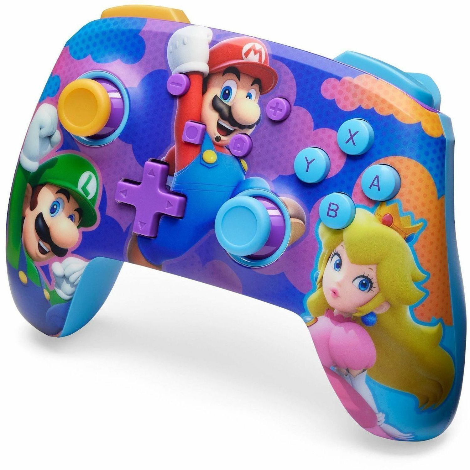 PowerA Enhanced Wireless Controller for Nintendo Switch - Colour Splash Heroes