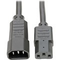 Eaton Tripp Lite Series Heavy-Duty PDU Power Cord, C13 to C14 - 15A, 250V, 14 AWG, 6 ft. (1.83 m), Black