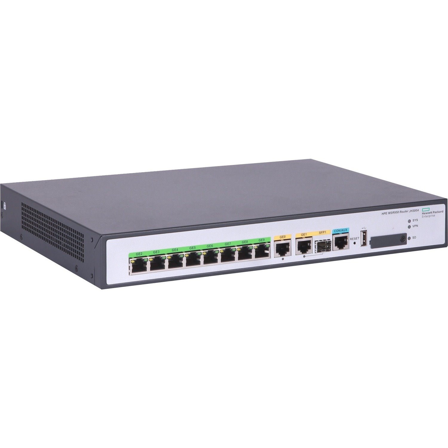 HPE FlexNetwork MSR958 1GbE and Combo 2GbE WAN 8GbE LAN Router