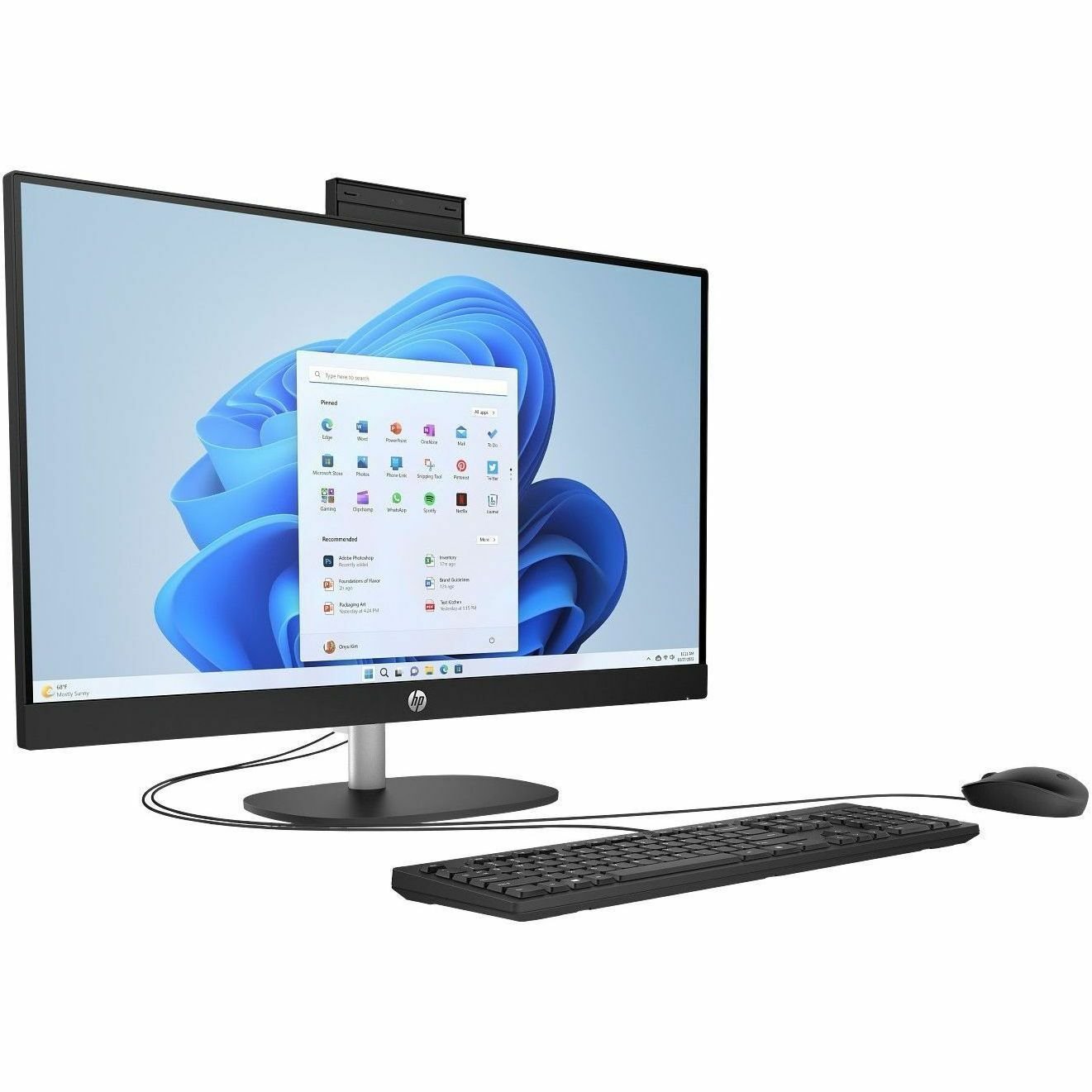 HP 27-cr1000i 27-cr1039 All-in-One Computer - Intel Core Ultra 5 125U - 16 GB - 1 TB SSD - 27" Full HD - Desktop - Jet Black