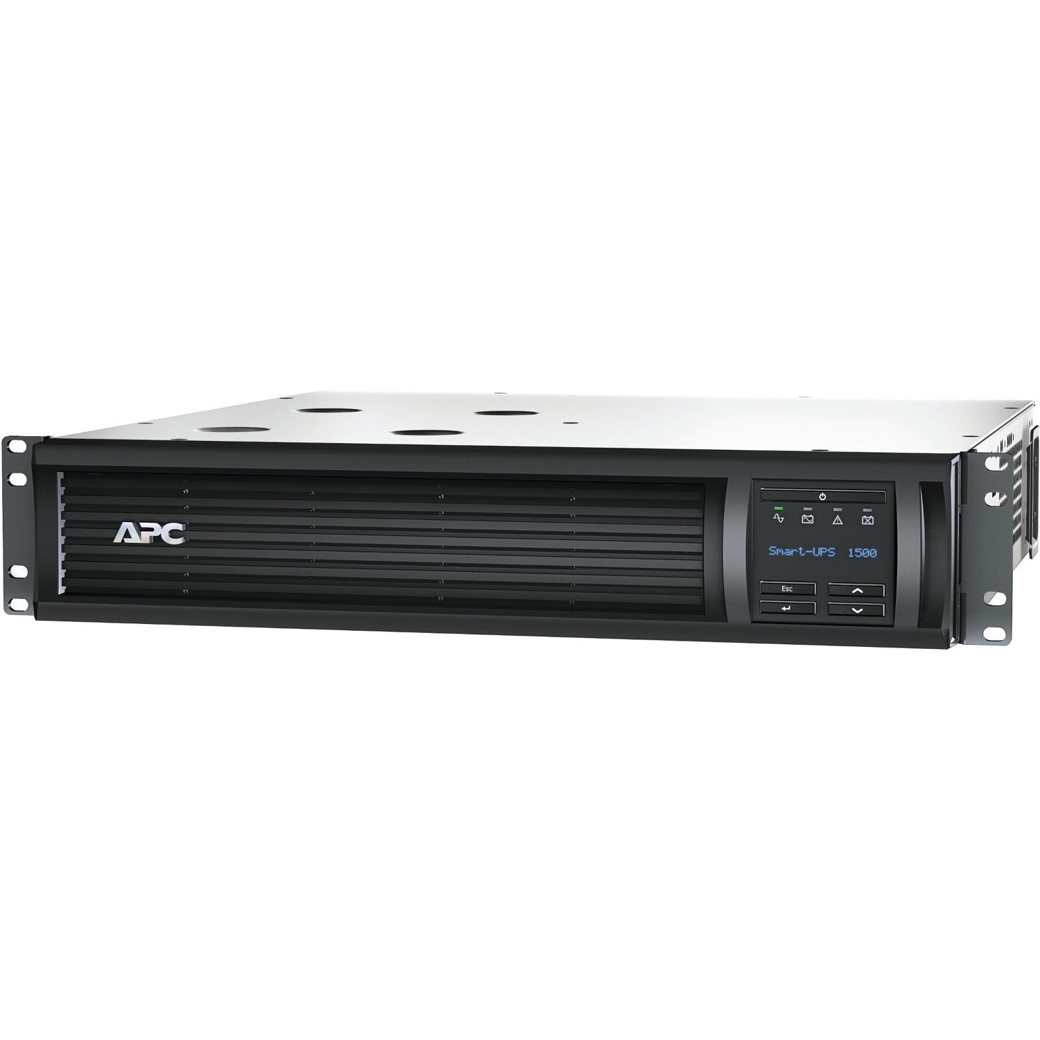 APC Smart-UPS, Line Interactive, 1500VA, Rackmount 2U, 120V, 6x NEMA 5-15R outlets, SmartConnect Port+SmartSlot, AVR, LCD