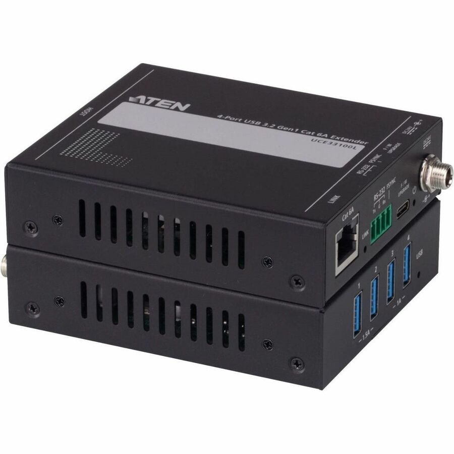 ATEN 4-Port USB 3.2 Gen 1 Cat 6A Extender (up to 100 m)