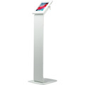CTA Digital Premium Large Locking Floor Stand Kiosk (White)