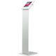 CTA Digital Premium Large Locking Floor Stand Kiosk (White)