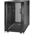 APC by Schneider Electric NetShelter SX 18U Floor Standing Rack Cabinet for Server, Storage - 482.60 mm Rack Width x 920.75 mm Rack Depth - Black - TAA Compliant