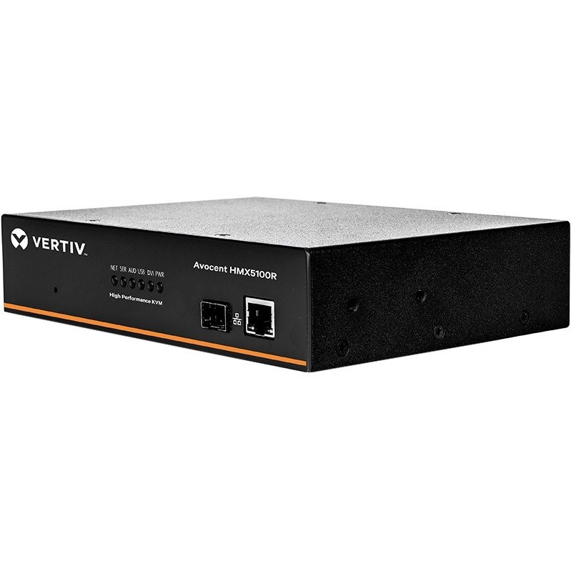 Vertiv Avocent HMX5100R - IP KVM Receiver|USB 2.0 RX Single DVI-D Audio SFP