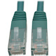 Eaton Tripp Lite Series Cat6 Gigabit Molded (UTP) Ethernet Cable (RJ45 M/M), PoE, Green, 25 ft. (7.62 m)