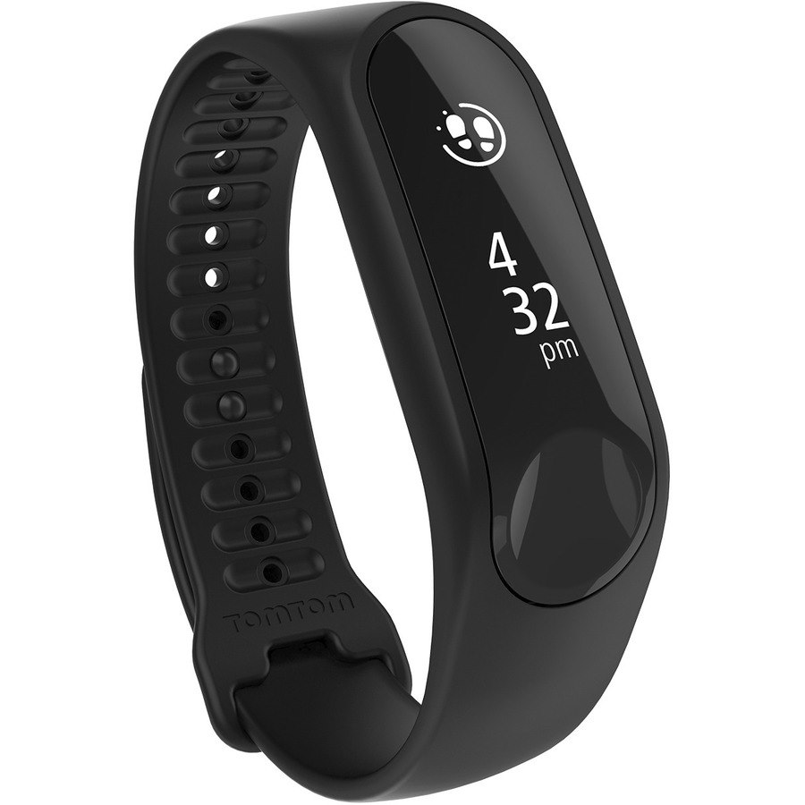 TomTom Touch Smart Band - Black, Coral Red Body Color