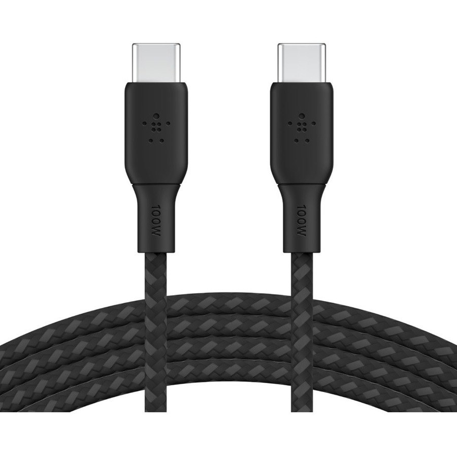 Belkin BoostCharge USB-C to USB-C Cable 100W - (2 meter / 6.6 foot, Black)