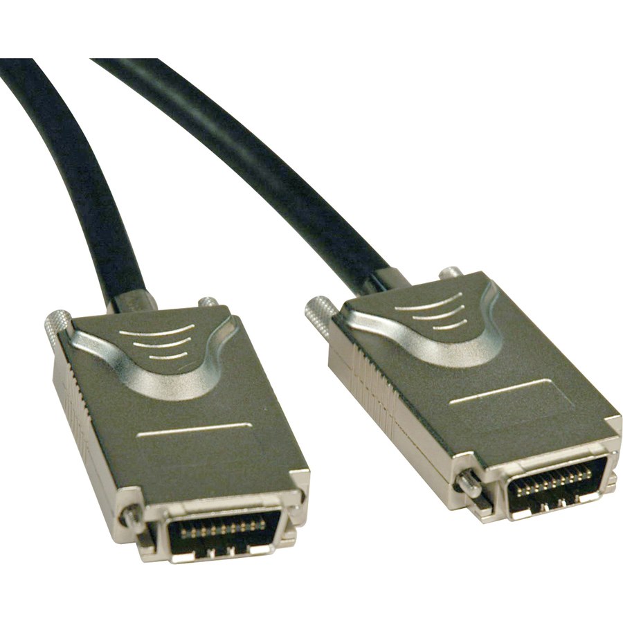 Eaton Tripp Lite Series External SAS Cable, 4 Lane - 4xInfiniband (SFF-8470) to 4xInfiniband (SFF-8470), 1M (3.28 ft.)