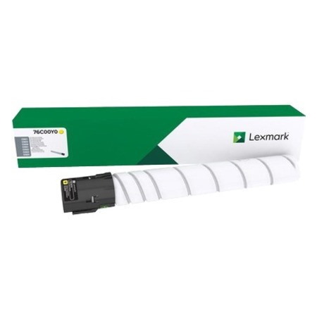 Lexmark Original Laser Toner Cartridge - Yellow - 1 Each