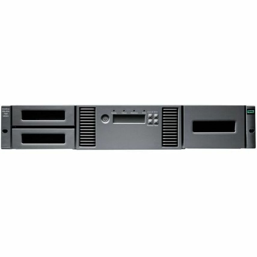 Hpe Storage MSL2024 Tape Library 1X MSL Lto-9 Fibre Channel 15X Lto-9 45TB Data Cartridges