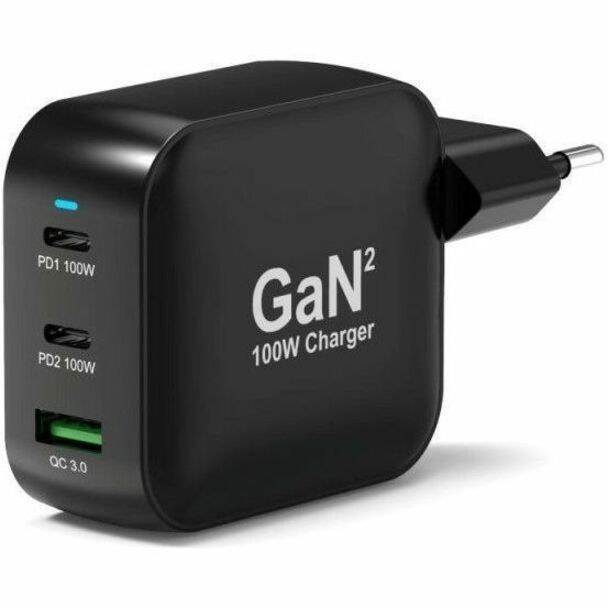 Port Designs Wall Charger Type C PD 100W GaN + CtoC