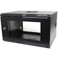 StarTech.com 2-Post 6U Wall Mount Network Cabinet w/ Acrylic Door, 19" Small Wall-Mounted Server Rack for Data / Computer Equipment