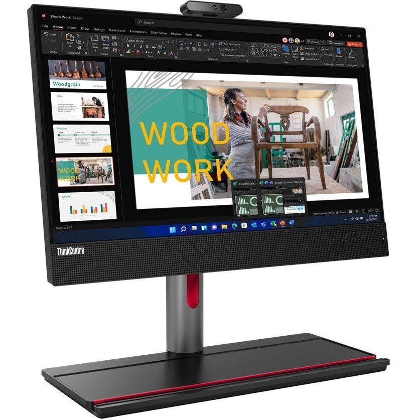 Lenovo ThinkCentre M70a Gen 3 11VL003WCA All-in-One Computer - Intel Core i7 12th Gen i7-12700 - 16 GB - 512 GB SSD - 21.5" Full HD Touchscreen - Desktop - Black