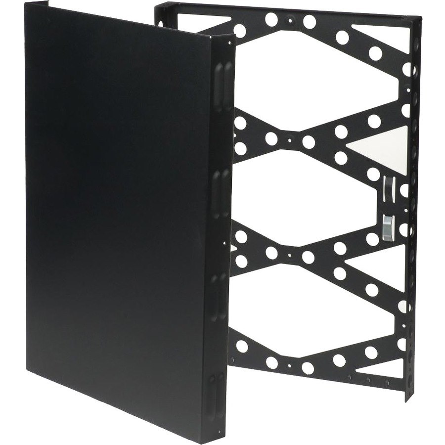 Rack Solutions 2U Covered Vertical Wall Mount Rack