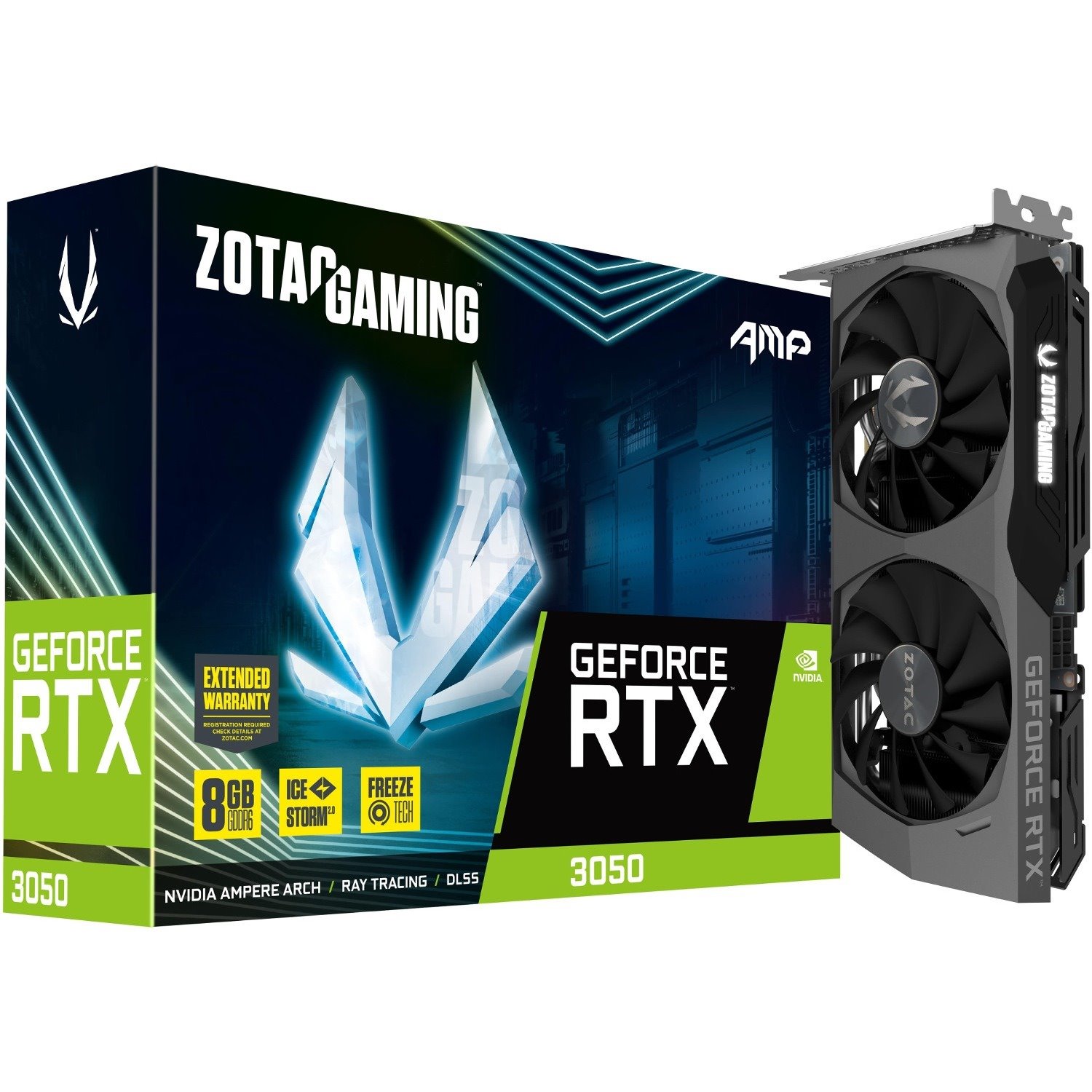 Zotac NVIDIA GeForce RTX 3050 Graphic Card - 8 GB GDDR6