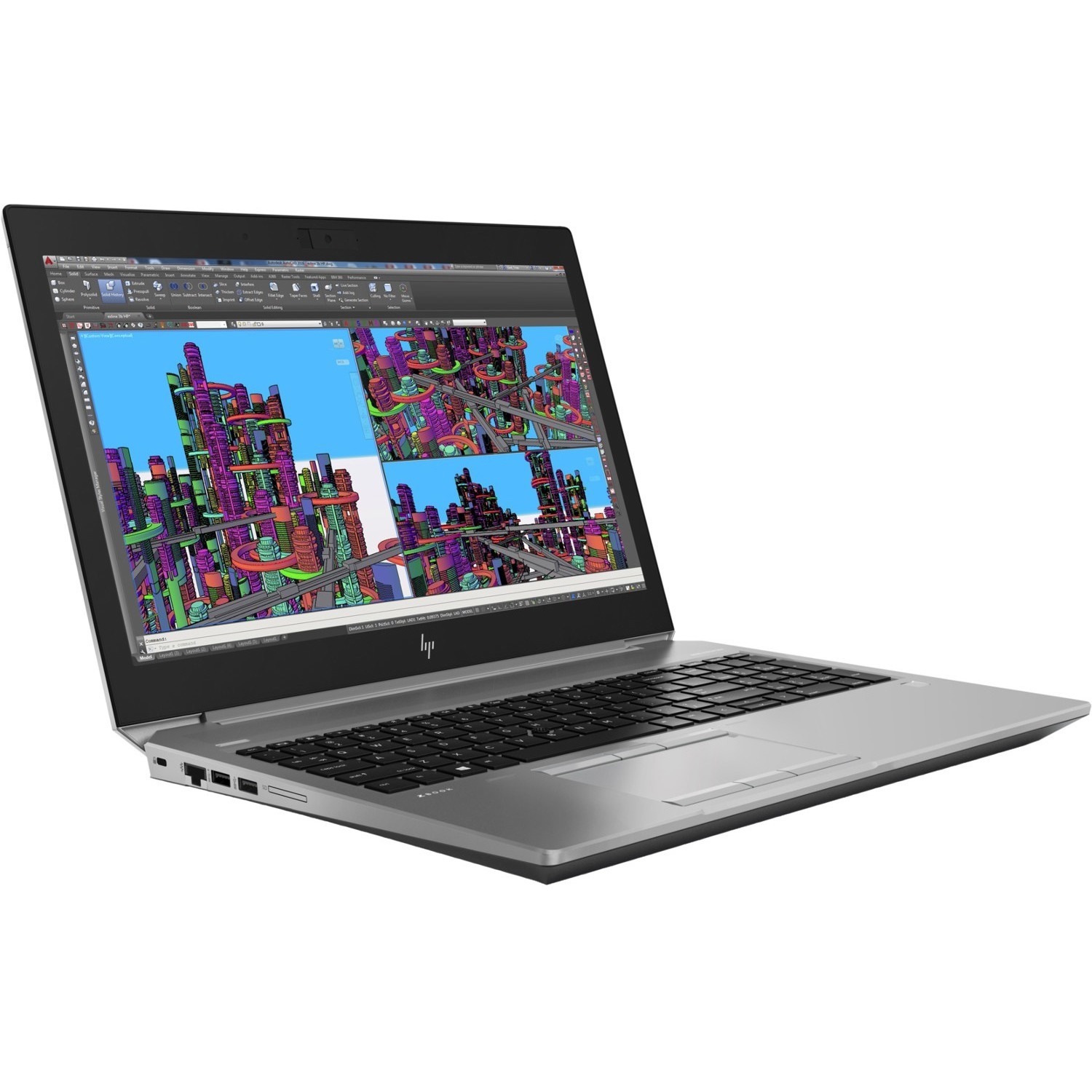 HP ZBook 15 G5 15.6" Mobile Workstation - Full HD - Intel Core i7 8th Gen i7-8850H - 16 GB - 512 GB SSD - English Keyboard - Turbo Silver