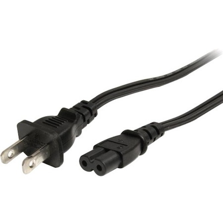 StarTech.com 10ft (3m) Laptop Power Cord, NEMA 1-15P to C7, 7A 125V, 18AWG, Laptop Replacement Power Cord, Power Brick Cable, UL Listed