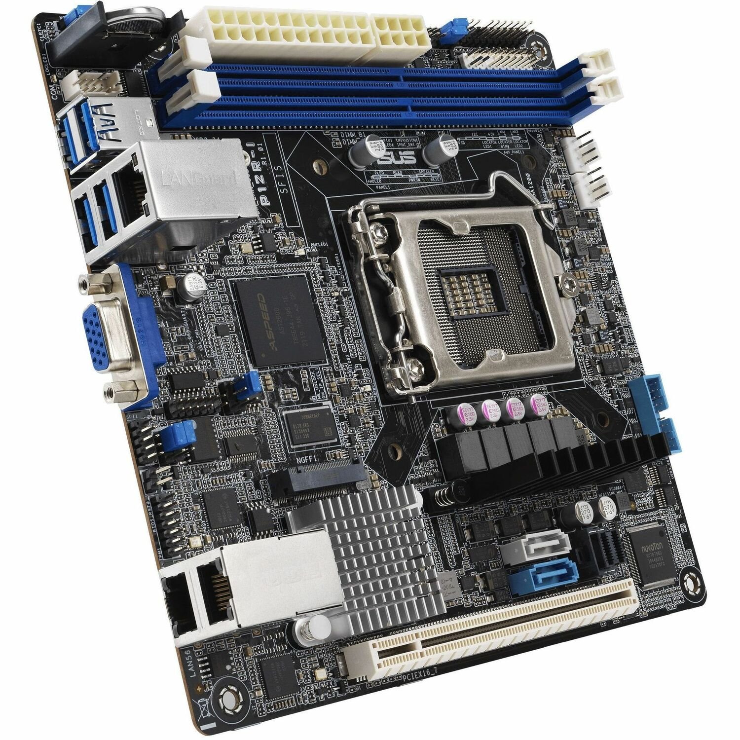 Asus P12R-I Server Motherboard - Intel C252 Chipset - Socket LGA-1200 - Mini ITX