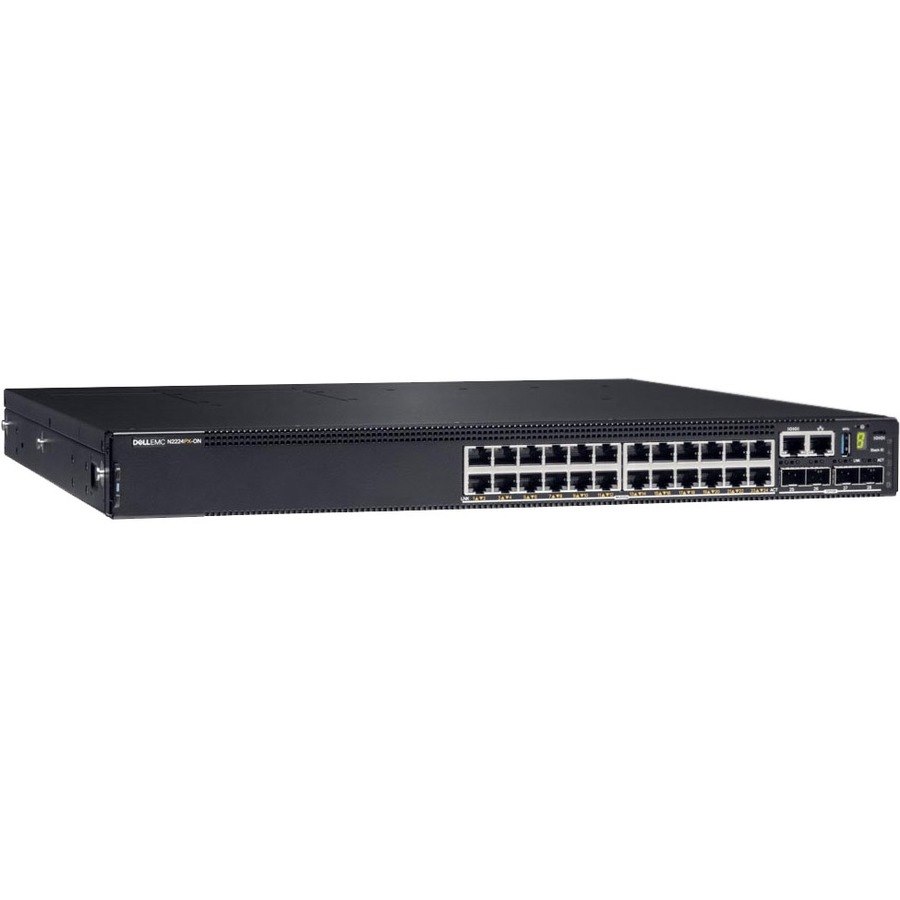 Dell EMC PowerSwitch N2200 N2224PX-ON 24 Ports Manageable Ethernet Switch