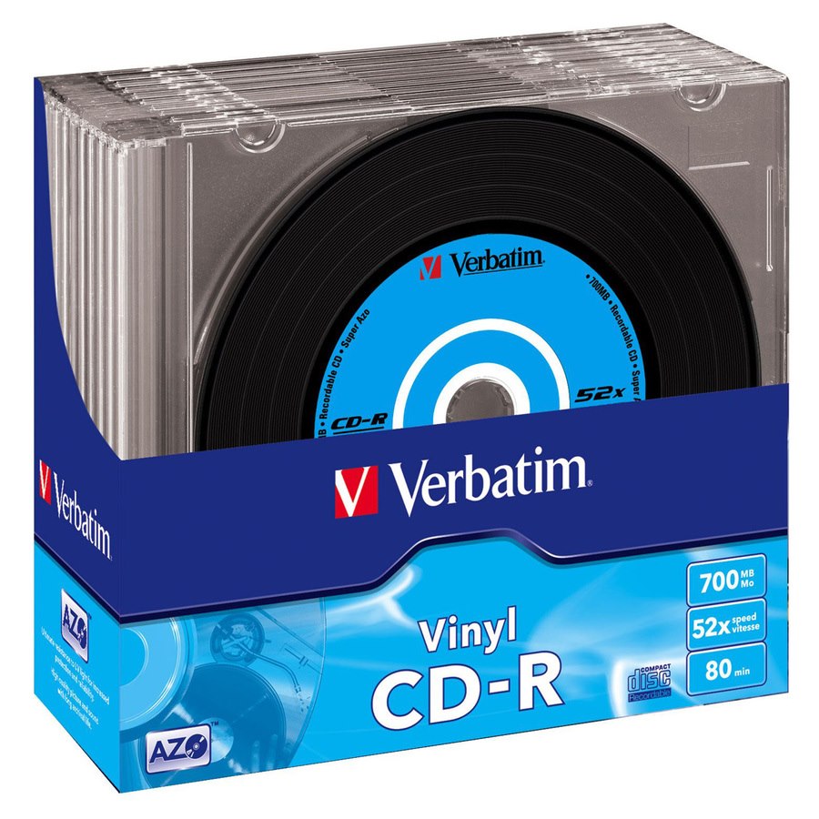 Verbatim DataLifePlus 43426 CD Recordable Media - CD-R - 48x - 700 MB