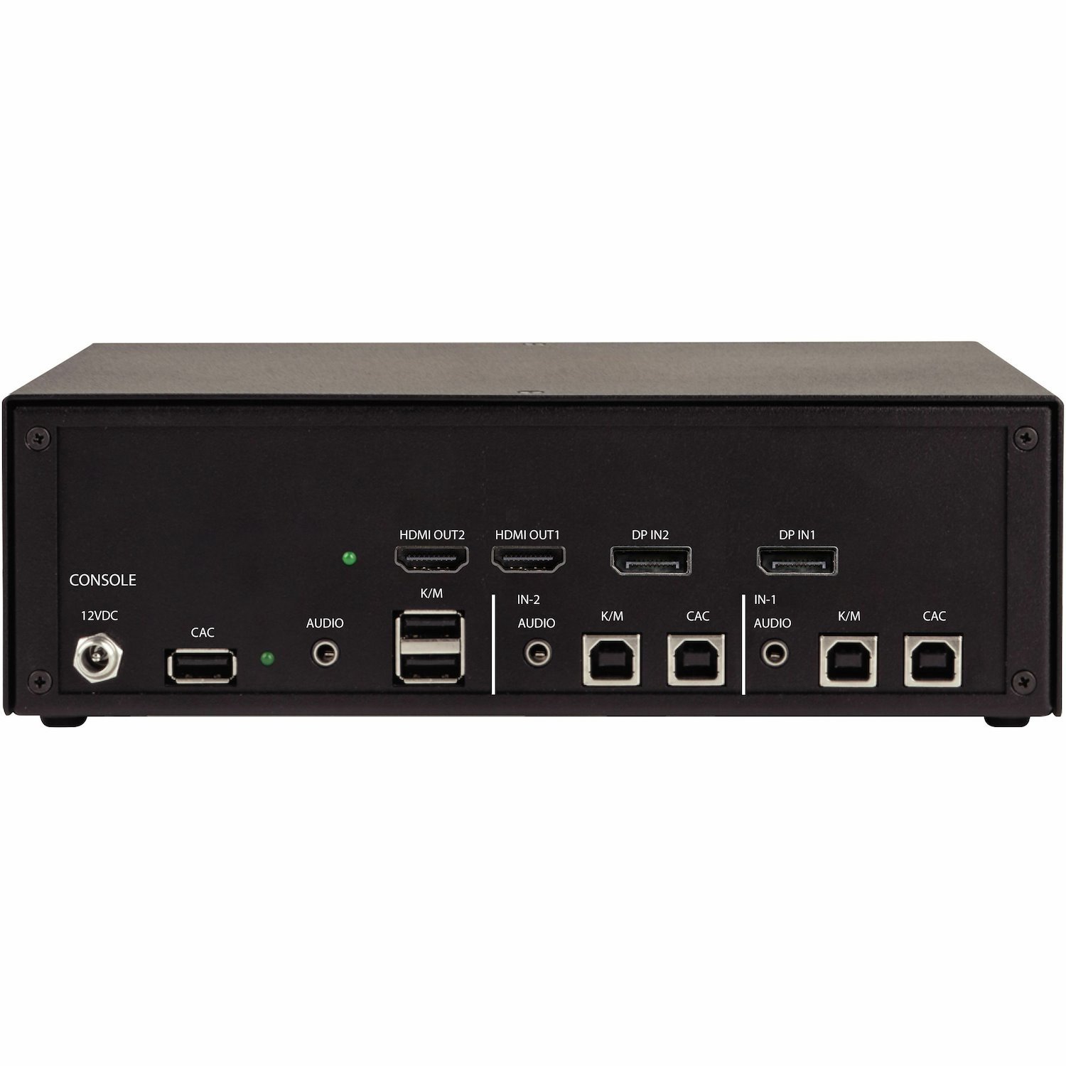 Black Box Secure NIAP 4.0 Certified KVM Switch - DisplayPort with MST, HDMI Out